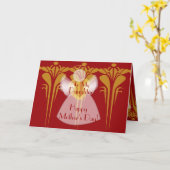 Aan Mijn Dochter op Moeder… - pas aan Kaart (Gele Bloem)