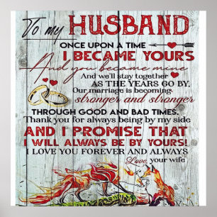 Aan mijn echtgenoot Gift   Brief voor hem   Poster