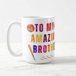 Aan mijn geweldige broer Broer's dag Koffiemok