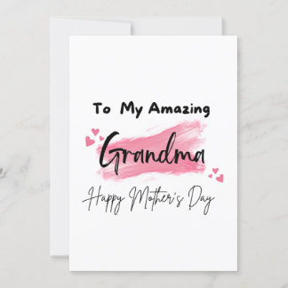 Aan mijn geweldige oma, gelukkige Moederdag Kaart