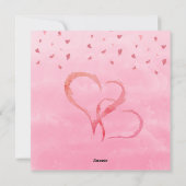 Aan mijn geweldige vrouw roze Valentijnskaart Feestdagenkaart (Achterkant)