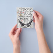 Aan mijn Husband Letter, Love Quottes Gift Flyer (Hand)