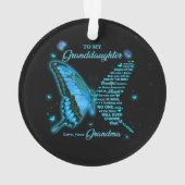 Aan mijn kleindochter ornament (achterkant)