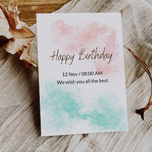 Aan mijn liefste baby gelukkige verjaardag, liefje kaart