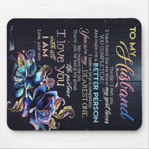 Aan mijn man brief, aan mijn man Gift Muismat