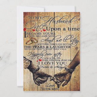 Aan mijn man brief | Cute Cadeau | Papa's cadeau | Feestdagenkaart