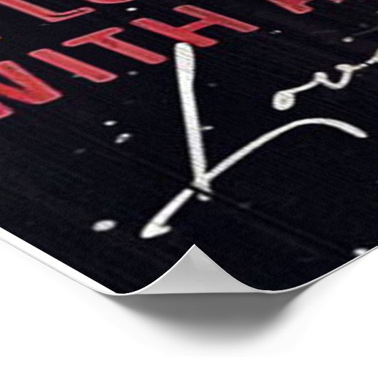 Aan mijn man brief | Cute Cadeau | Poster (Hoek)