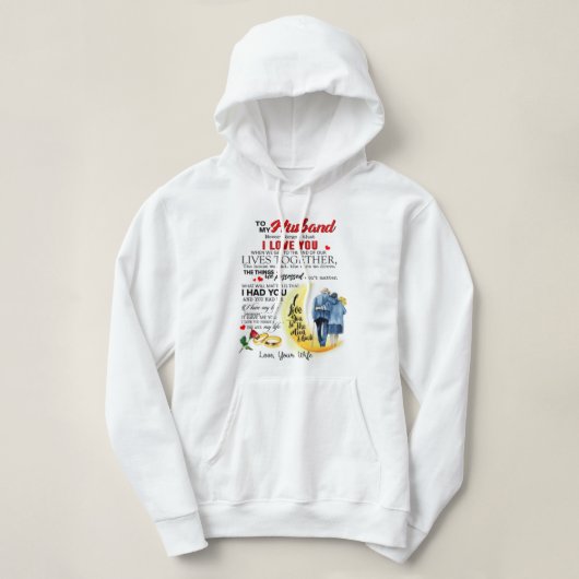 Aan mijn man vergeet nooit dat shirt (Design voorkant)