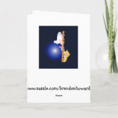 Aan mijn man Vrolijk kerstfeest Feestdagen Kaart (Achterkant)