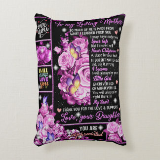 Aan mijn moeder, Birthday Gift, hou van mam Gift I Accent Kussen
