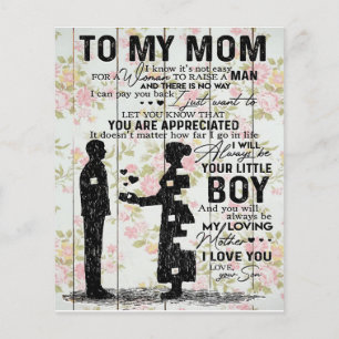 Aan mijn moeder, Moeder Birthday Gift, citeert aan Flyer