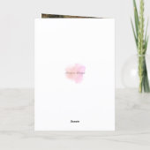 Aan mijn mooie moeder, gefeliciteerd Kaart (Achterkant)