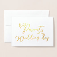 Aan mijn ouders op mijn trouwdag papa en mama