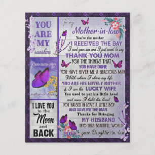 Aan mijn schoonmager Gift, moederdag Gift Flyer