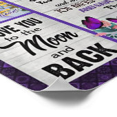 Aan mijn schoonmager Gift, moederdag Gift Poster (Hoek)