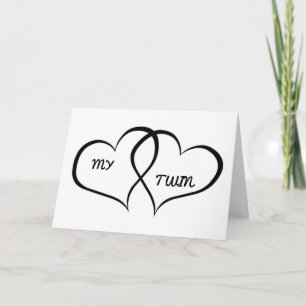 AAN "MIJN TWEELING" OP "VALENTIJN" KAART