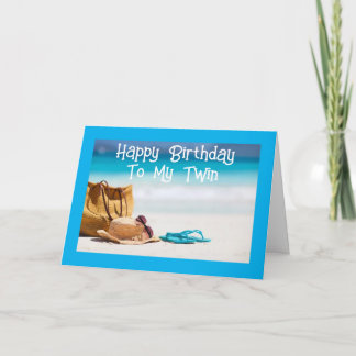 **AAN MIJN TWEELING** VERDIEN JE EEN "GEWELDIGE VE KAART