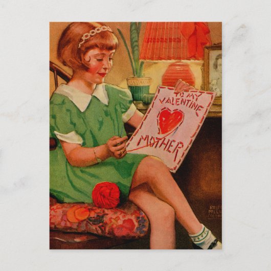 Aan mijn Valentijn moeder Feestdagenkaart (Voorkant)