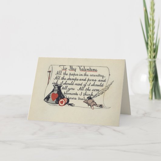 Aan mijn Valentine Kaart (Voorkant)