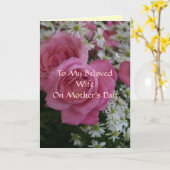 Aan mijn vermoeide vrouw kaart (Gele Bloem)