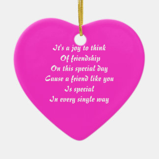 aan mijn vriend op Valentijnsdag Keramisch Ornament