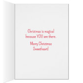 Aan mijn vrouw Kerstmis (Binnen (Rechts))