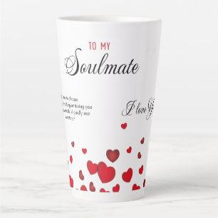 Aan mijn zielsverwant latte mok