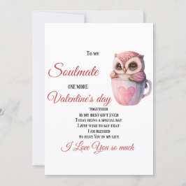 Aan mijn zielsverwant, weer een Valentijnsdag same Feestdagenkaart