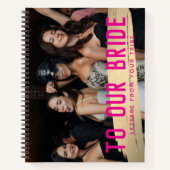 Aan onze bruid, brieven van je stam notitieboek (Voorkant)