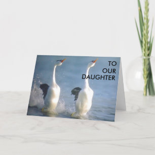 "AAN ONZE DOCHTER" AFSTUDEREN KAART