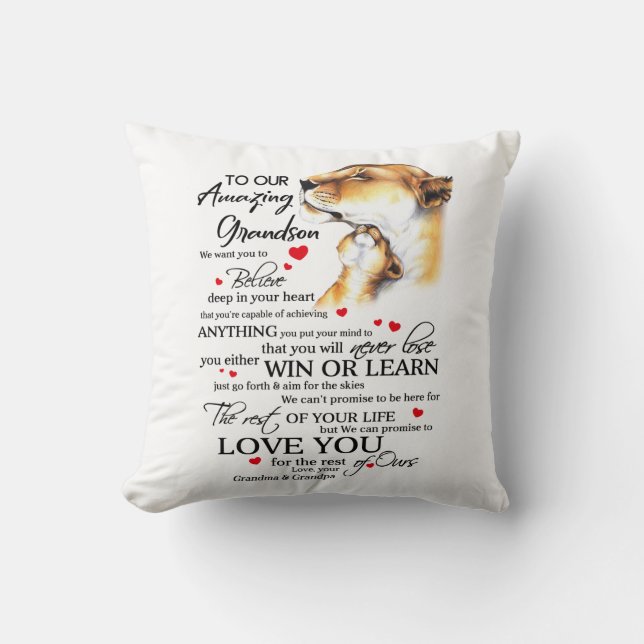 Aan onze geweldige kleinzoon kussen (Voorkant)