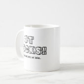 AAN ROCKS! KOFFIEMOK (Voorkant links)