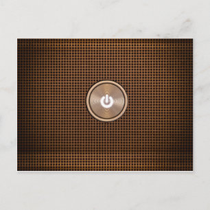 Aan/uit-knop Briefkaart
