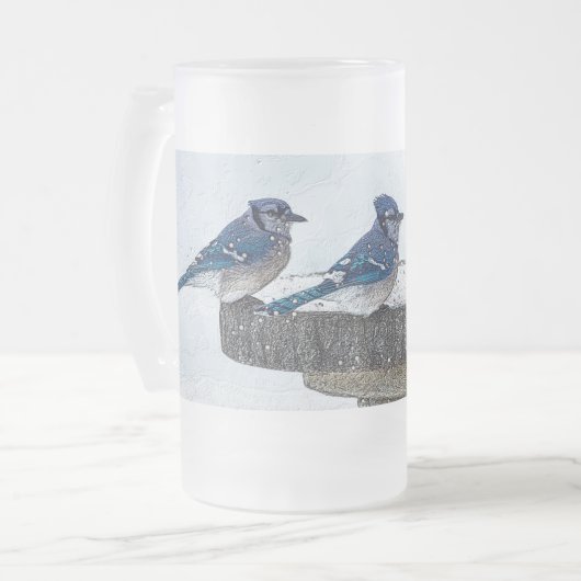 Aan uw zijde door het Storm Frosted Mok (Voorkant links)