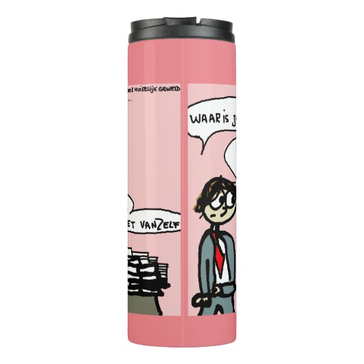 Aanbesteden: het houdt niet op, niet vanzelf thermosbeker (Achterkant)