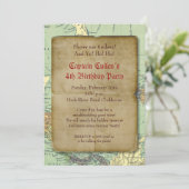  aanbesteding door de Pirate Map Kaart (Staand voorkant)