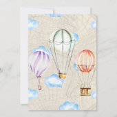 Aanbesteding met Baby shower Kaart (Achterkant)