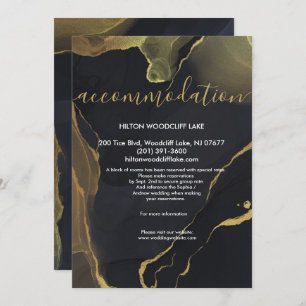 Aanbesteding voor zwarte & Gold Marb-ruimte Kaart