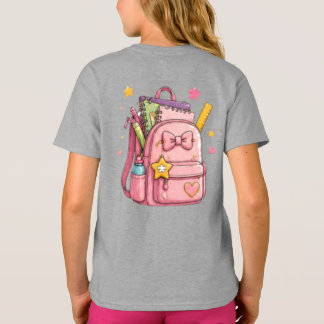 Aanbeveling: "Cute Cartoon School Backpack Illu T-shirt