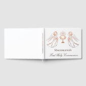 Aanbiddende engelen Eerste Heilige Communie Gastenboek (Volledig)