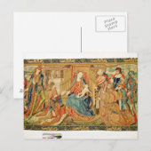 Aanbidding der Wijzen, 15e-16e eeuw Briefkaart (Voorkant / Achterkant)