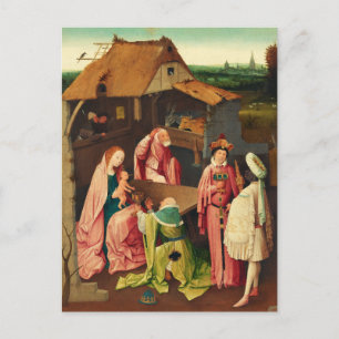 Aanbidding der Wijzen door Hieronymus Bosch Briefkaart