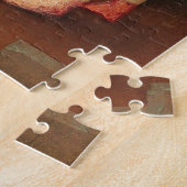Aanbidding der Wijzen door Jheronimus Bosch Legpuzzel (Zijkant)