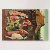 Aanbidding der Wijzen door Jheronimus Bosch Legpuzzel (Horizontaal)