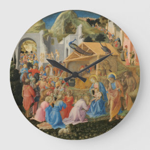 Aanbidding door de Wijzen door Fra Angelico en Fil Grote Klok