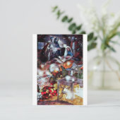 Aanbidding - Moderne Religieuze Kerst Kaart (Staand voorkant)