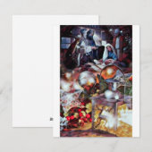 Aanbidding - Moderne Religieuze Kerst Kaart (Voorkant / Achterkant)