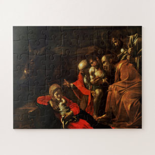 Aanbidding van de Herders (Caravaggio) Legpuzzel