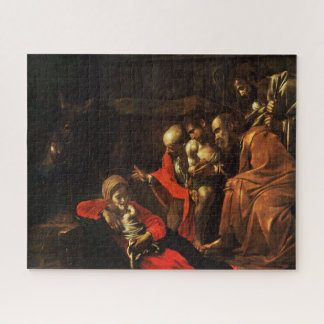 Aanbidding van de Herders (Caravaggio) Legpuzzel