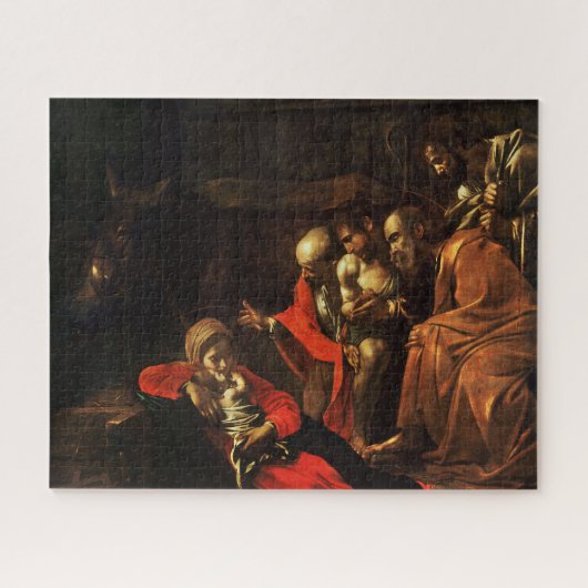 Aanbidding van de Herders (Caravaggio) Legpuzzel (Horizontaal)